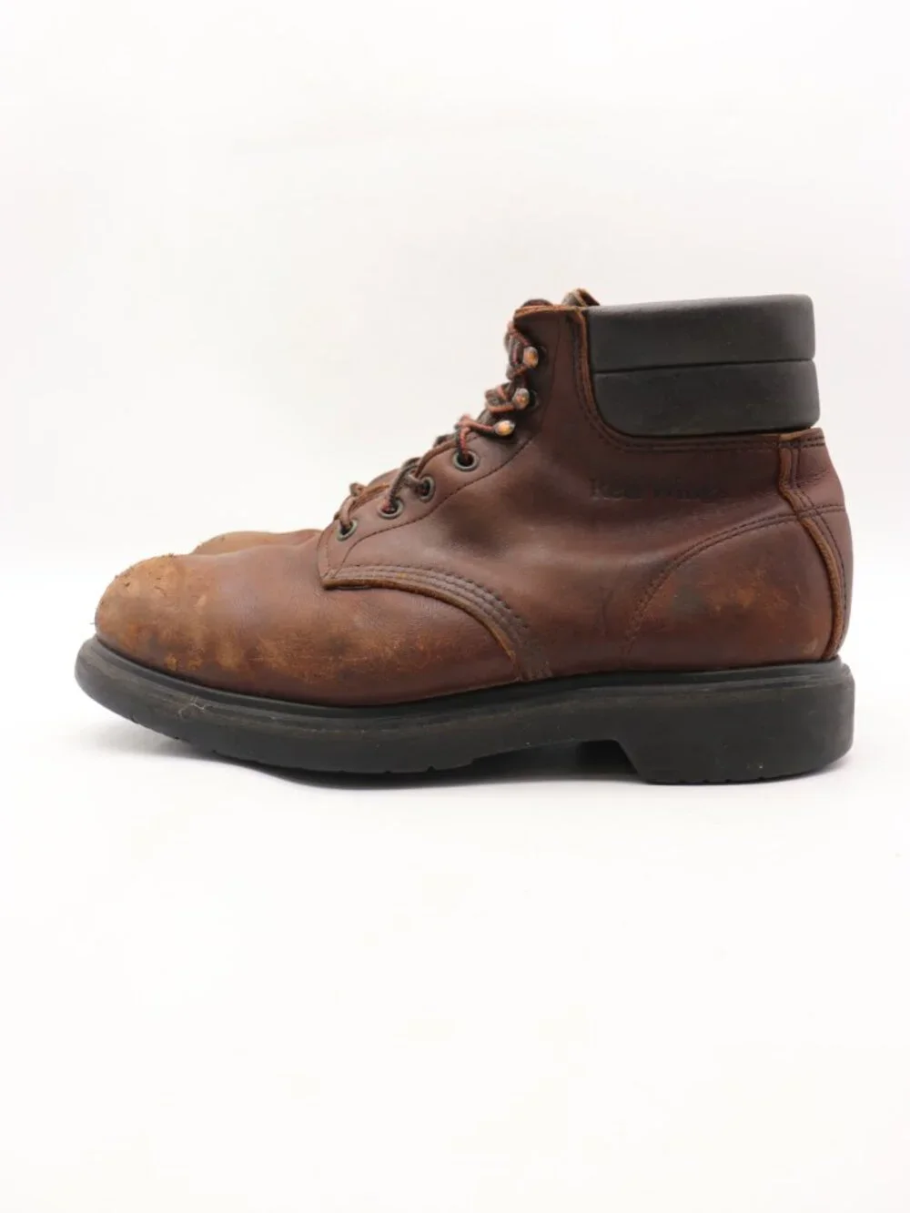 Red Wing 2245 SuperSole 6-inch Men's Size 8.5 EE Steel Toe Boots Brown Leather